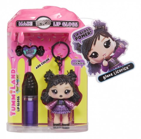 Lalka Yummiland Lip Gloss Sour, Blake Licorice Lalka Yummiland Lip Gloss Sour, Blake Licorice