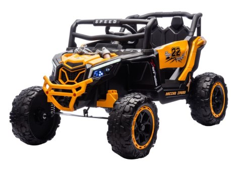 Pojazd na akumulator M2 Żółty 4x4 Pojazd na akumulator M2 Żółty 4x4