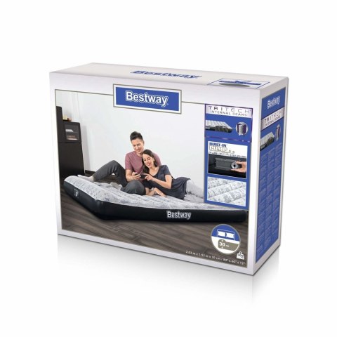 Dmuchany Materac Z Pompką 203 x 152 x 30 cm Bestway 67836 Dmuchany Materac Z Pompką 203 x 152 x 30 cm Bestway 67836