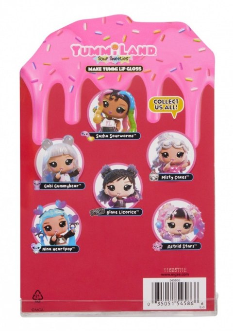 Lalka Yummiland Lip Gloss Sour, Nina Heartpop Lalka Yummiland Lip Gloss Sour, Nina Heartpop