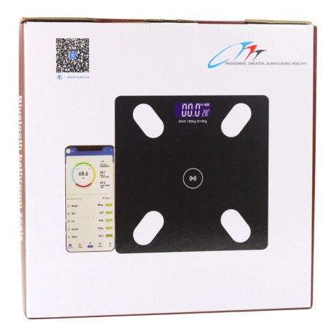 Waga Elektroniczna Łazienkowa Funkcja Smart Bluetooth BMI BMR Aplikacja Waga Elektroniczna Łazienkowa Funkcja Smart Bluetooth BMI BMR Aplikacja