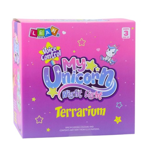 Zestaw Kreatywny Terrarium Jednorożce Lampka Nocna Sterowanie Głosem DIY Zestaw Kreatywny Terrarium Jednorożce Lampka Nocna Sterowanie Głosem DIY
