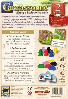 Gra Carcassonne 3 edycja 2. Kupcy i Budowniczowie