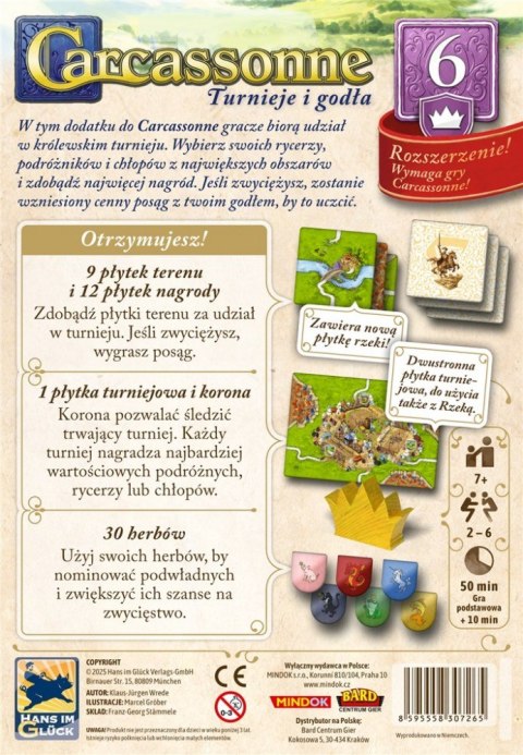 Gra Carcassonne 3 edycja 6. Turnieje i Godła Gra Carcassonne 3 edycja 6. Turnieje i Godła