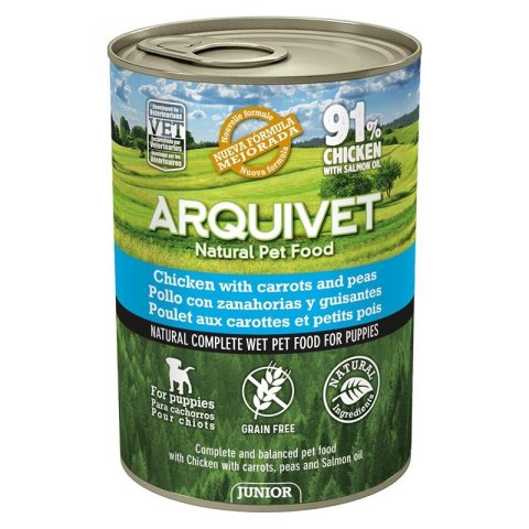 ARQUIVET karma dla szczeniąt z kurczakiem puszka 400g