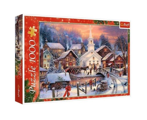 Puzzle - 1000 XMAS - Białe Święta - Trefl 10602 Puzzle - 1000 XMAS - Białe Święta - Trefl 10602