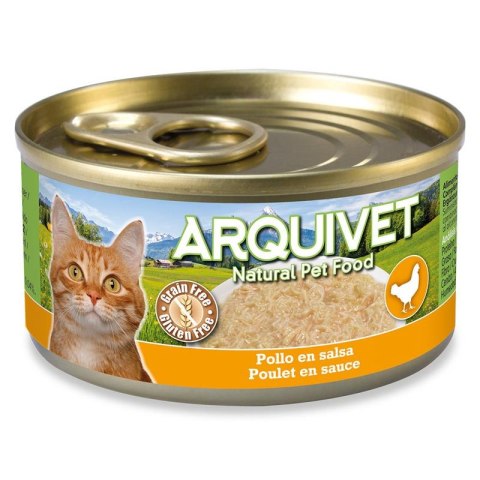 ARQUIVET kurczak w sosie karma mokra dla kota puszka 80g