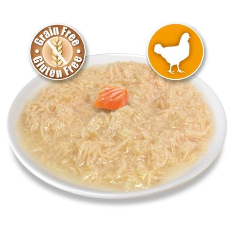 ARQUIVET kurczak w sosie z łososiem karma mokra dla kota puszka 80g