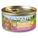ARQUIVET kurczak w sosie z krabem karma mokra dla kota puszka 80g