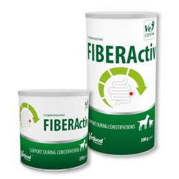Vetfood FIBERActiv wspomaga trawienie i łagodzi zaparcia u psów kotów