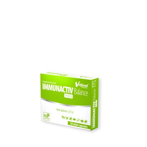Vetfood Immunactiv Balance mini na odporność dla psa i kota 30 kapsułek