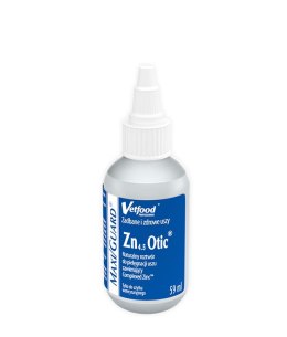 Vetfood MAXI/GUARD Zn 4.5 Otic płyn do pielęgnacji uszu dla psa kota 59 ml