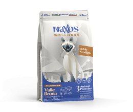 NAXOS CAT STERILIZED dla kotów sterylizowanych na bazie wołowiny, bawoła i jagnięicny 1,5 kg