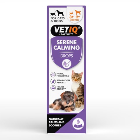 VetIQ Serene Calming Krople uspokajające dla psa i kota 100ml