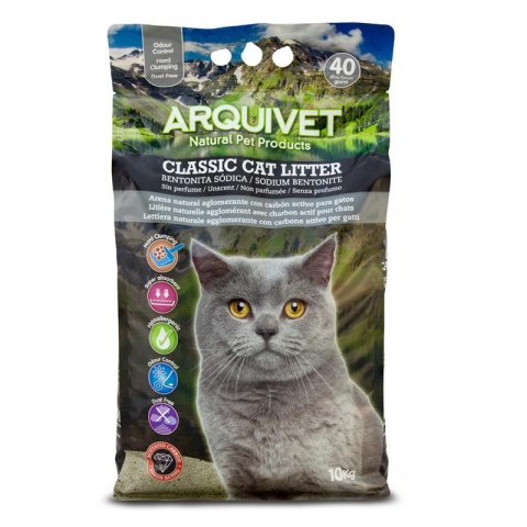 ARQUIVET Żwirek bentonitowy z aktywnym węglem 10 kg