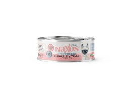 NAXOS CAT STERILIZED Puszka dla kotów sterylizowanych o smaku wieprzowiny i cielęciny 85g
