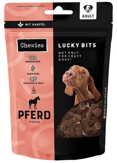 Chewies Lucky Bits Trenerki Adult Konina 80g