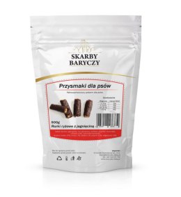 Skarby Baryczy rurki ryżowe z jagnięciną przysmak dla psa 500g