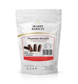 Skarby Baryczy rurki ryżowe z wołowiną przysmak dla psa 500g
