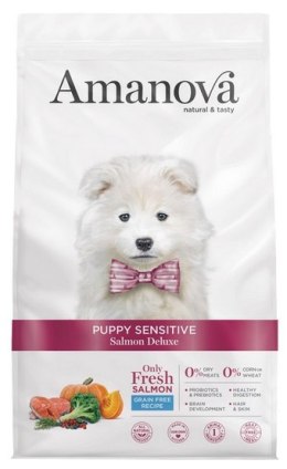 Amanova Dog Puppy Sensitive Salmon Deluxe - łosoś 7kg