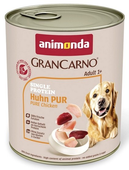 Animonda GranCarno Single Protein Kurczak puszka 800g
