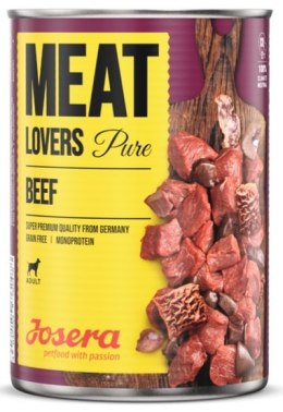 Josera Pies Meat Lovers Pure Wołowina puszka 400g