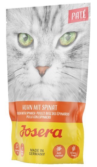 Josera Kot Pasztet Kurczak & szpinak saszetka 85g