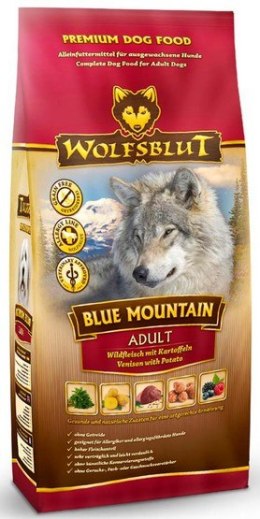 Wolfsblut Dog Blue Mountain Adult - dziczyzna i ziemniaki 2kg