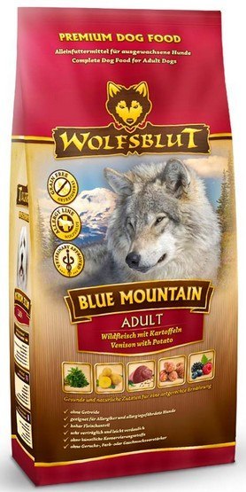 Wolfsblut Dog Blue Mountain Adult - dziczyzna i ziemniaki 2kg