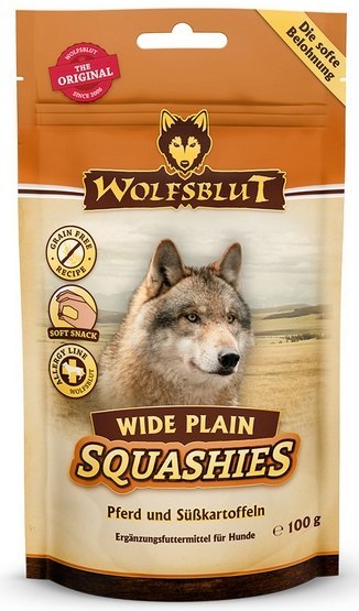 Wolfsblut Dog Squashies Trenerki Wide Plain - konina i bataty 100g