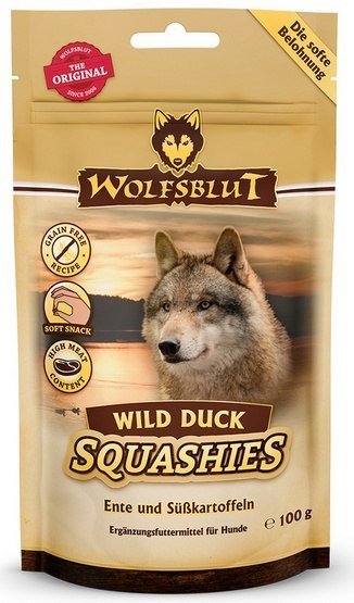 Wolfsblut Dog Squashies Trenerki Wild Duck - kaczka i bataty 100g