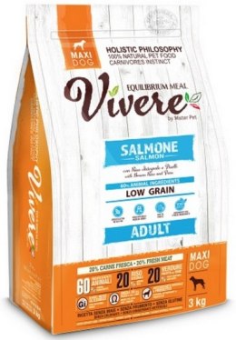 Vivere Maxi Adult Salmon 12kg (4x3kg) Karma Monobiałkowa z Łososiem dla dużych ras
