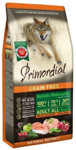 Primordial Dog Grain Free Adult Chicken & Salmon 12kg