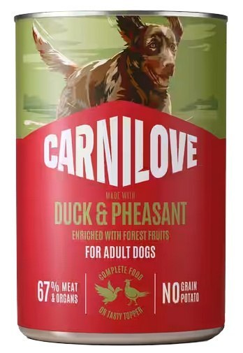 Carnilove Dog Duck & Pheasant Adult - kaczka i bażant puszka 400g