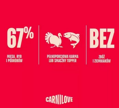 Carnilove Dog Salmon & Turkey Adult - łosoś i indyk puszka 400g