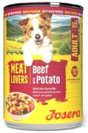 Josera Pies Meat Lovers Menu Wołowina z ziemniakami puszka 400g