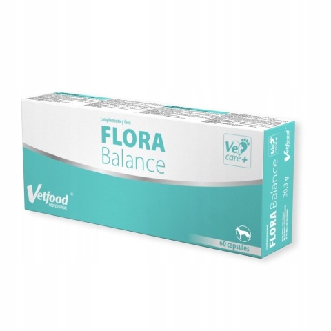 Vetfood Flora Balance probiotyk dla psa 60 kapsułek