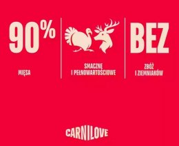 Carnilove Dog Jerky Turkey & Venison - indyk i dziczyzna 100g
