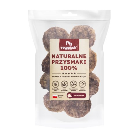 Recosnack BURGERY MINI (śr.ok.3 cm) WOŁOWINA