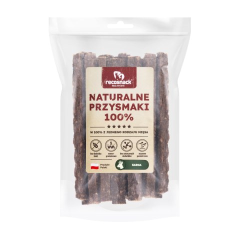 Recosnack MIĘSNE PAŁECZKI kwad.(12cm) SARNA