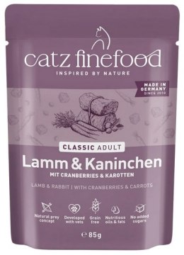 Catz Finefood Classic Jagnięcina i Królik (N.11) saszetka 85g