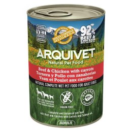 Arquivet karma dla psa z wołowiną i kurczakiem puszka 400g