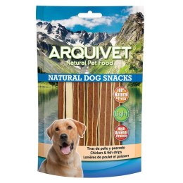 ARQUIVET Przysmak dla psa paski z kurczaka i ryby 100g