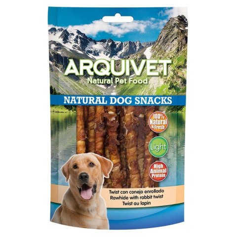 ARQUIVET Przysmak dla psa patyczki owinięte królikiem 100g