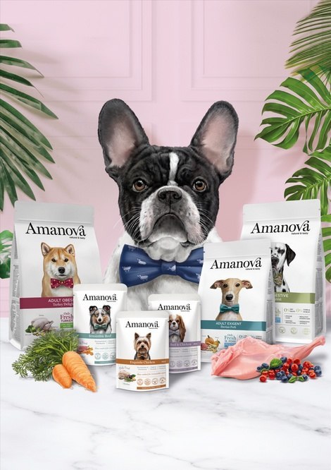 Amanova Dog Adult Mini White Hair Special 2kg