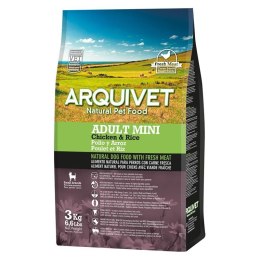Arquivet Adult Mini kurczak z ryżem karma dla psa 3kg