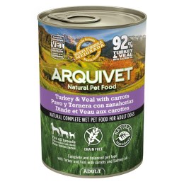 Arquivet karma dla psa z cielęciną i indykiem puszka 400g