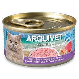 Arquivet tuńczyk z krabem w sosie karma mokra dla kota puszka 80g