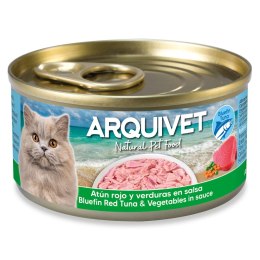 Arquivet tuńczyk z warzywami w sosie karma mokra dla kota puszka 80g
