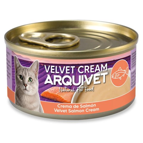 Arquivet Velvet z łososiem i kurczakiem karma dla kota puszka 80g